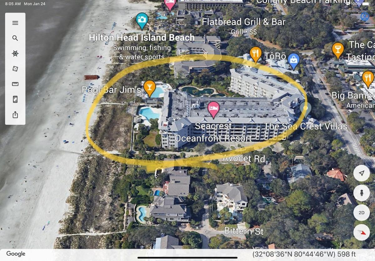 Seacrest Villa Oceanfront Resort 2 Bed 2 Bath Steps To The Beach Hilton Head Island Exterior foto